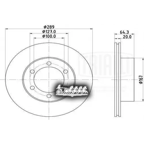 Диск Тормозной Great Wall Safe 02- Перед. Trialli 