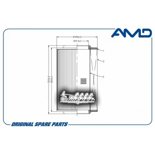 Фильтр Воздушный AMD 