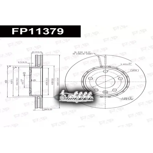 Диск Тормозной Nissan Primastar FAP 