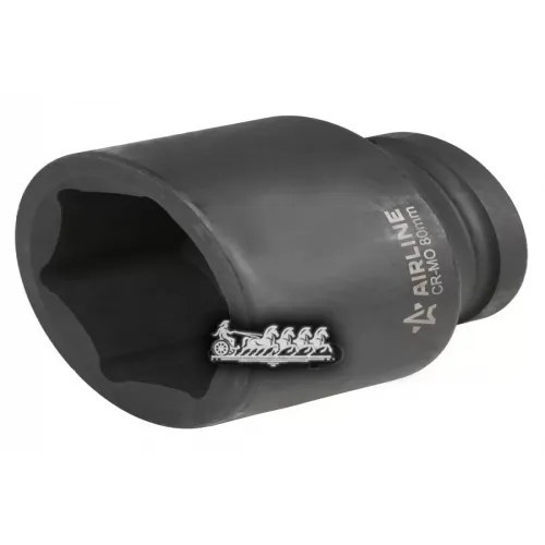 Головка Ударная Торцевая 1-1/2Dr Шестигранная 80Мм, L=100Мм AIRLINE 