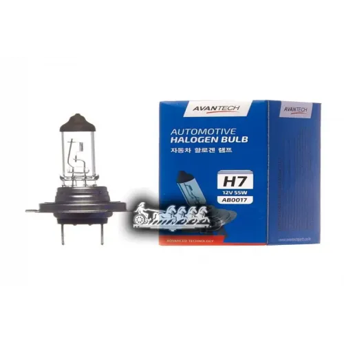 Лампа H7 12V 55W. 1400 Lm AVANTECH 