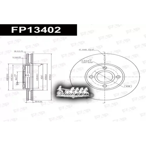 Диск Тормозной Ford Ecosport 14- FAP 