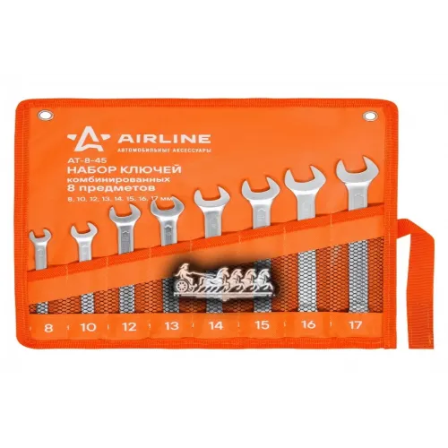 Набор Ключей Комбинированных Pro 8Пр. (8-17Мм) Сумка AIRLINE 