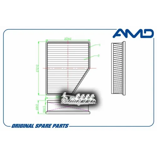 Фильтр Воздушный AMD 