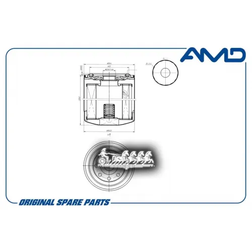 Фильтр Масляный AMD 