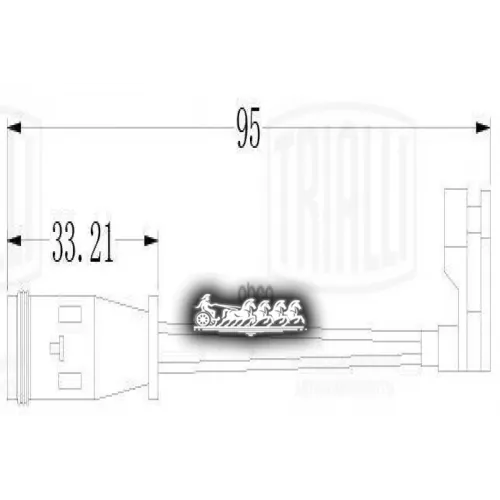 Датчик Износа Торм.колодок Mb W211/220 Trialli PFS 0095