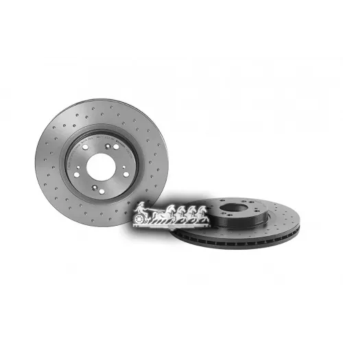 Диск Тормозной Honda Accord 08- Передн.296мм.вент.(С Перфорацией) Brembo 