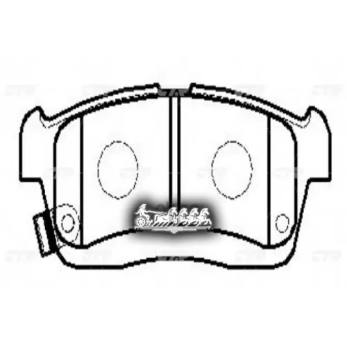 / Ckd-20 Gk0143 Колодки Тормозные Дисковые Перед CTR 