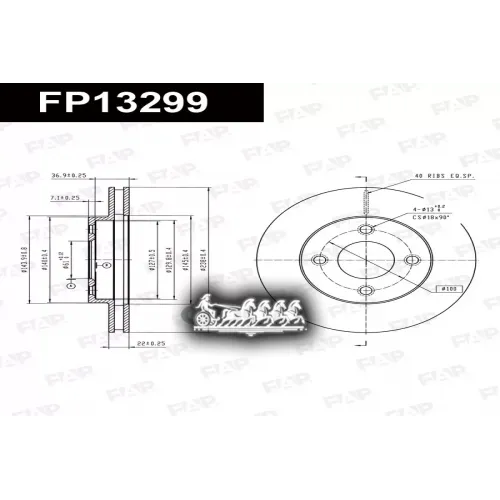 Диск Тормозной Nissan Micra 03- 1.0-1.5Dci FAP 