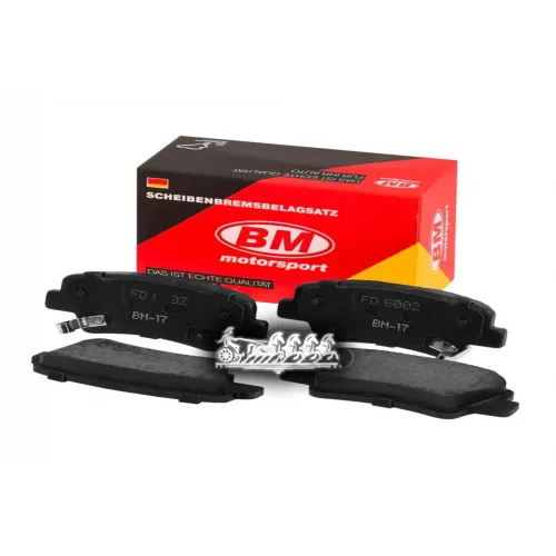 Колодки Тормозные Дисковые |Зад Прав/Лев BM-Motorsport 