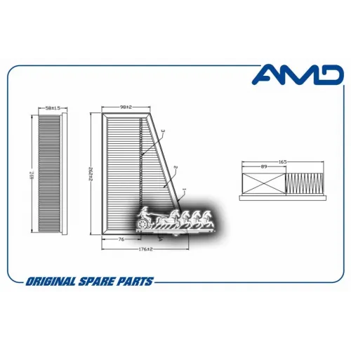 Фильтр Воздушный AMD 