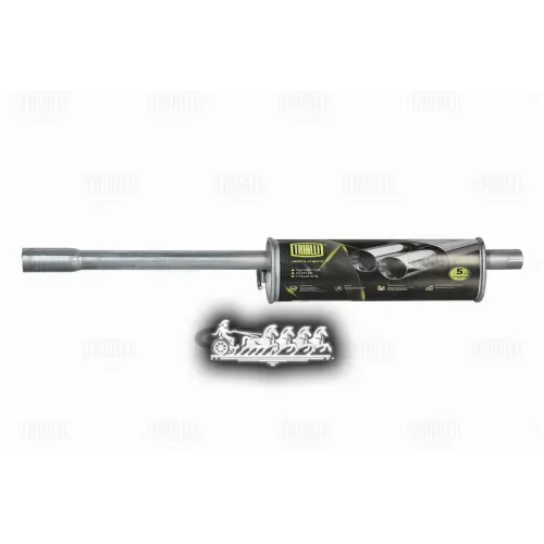 Глушитель Для А М Газ 3302 (Дв. 402) Доп. (Резонатор) Длинный (Алюм. Сталь) (Eam 0309) Trialli 