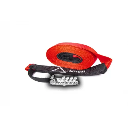 Трос Буксировочный Динамический 8 М. 6Т Стропа Шириной 55 Мм. В Сумке ARNEZI 