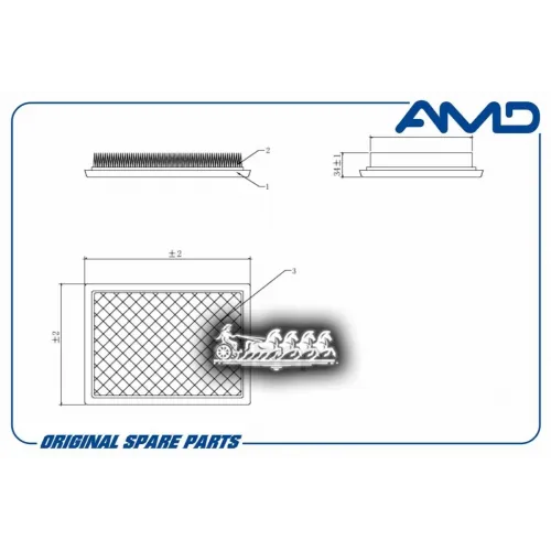 Фильтр Воздушный AMD 