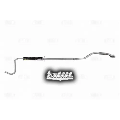 Глушитель Для А/М Заз Chance Доп. (Резонатор) С Гофрой (Нерж. Алюм. Сталь) (Eam 0205) Trialli 