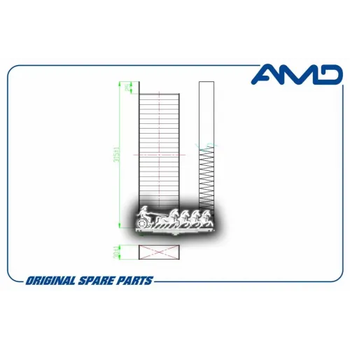 Фильтр Салона Угольный AMD 