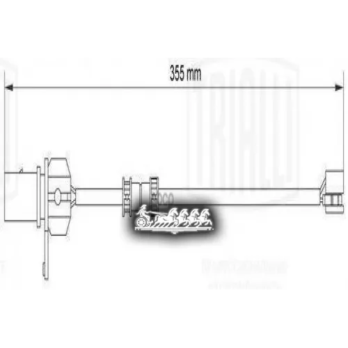 Датчик Износа Торм.колодок Porsche Macan Перед. Trialli PFS 1607