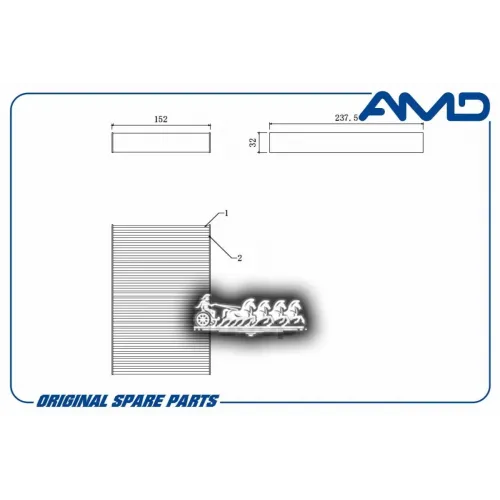Фильтр Салона Угольный AMD 