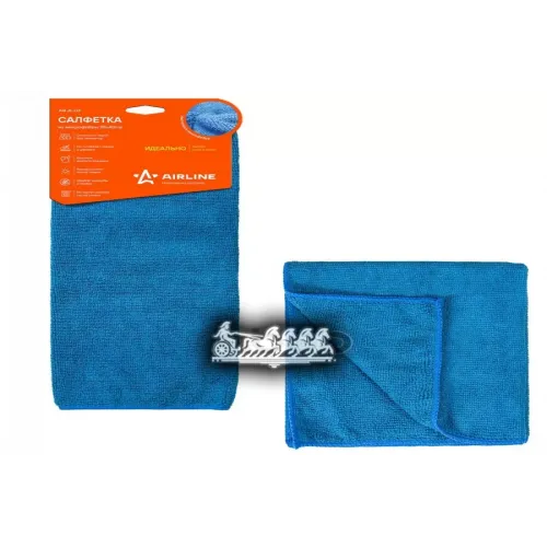 Салфетка Из Микрофибры Синяя (35*40 См) AIRLINE 