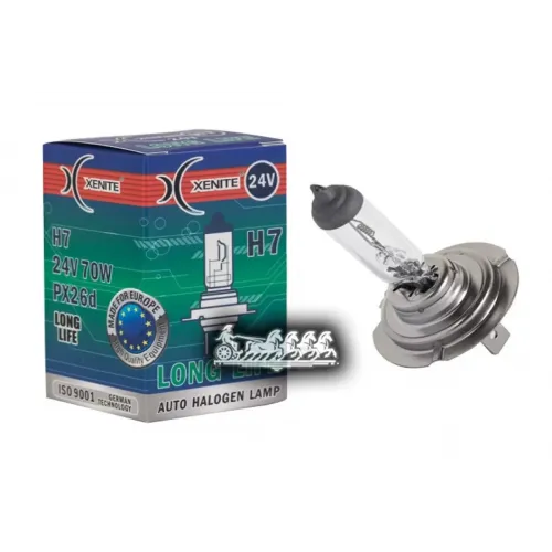 Галогенные Лампы (24V) H7 Long Life  (24V) (Упаковка 1 Шт.) Xenite 
