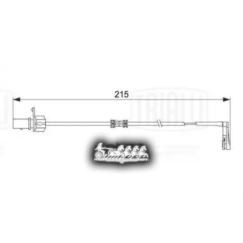 Датчик Износа Торм.колодок Audi A6/A7 10- Trialli PFS 4004