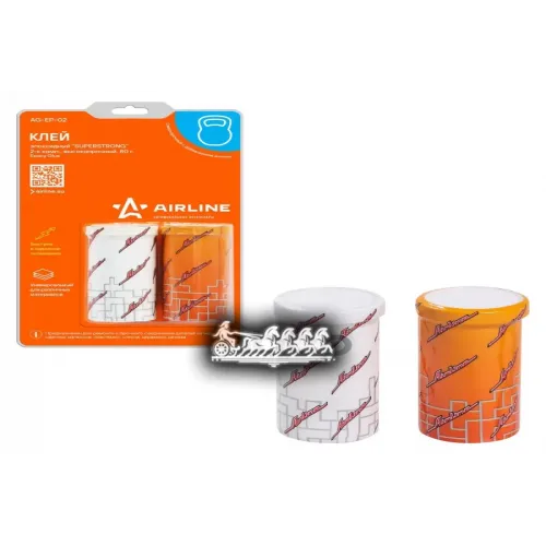 Airline Клей Эпоксидный Superstrong 2-Х Комп. Высокопрочный. 80 Гр. AIRLINE 