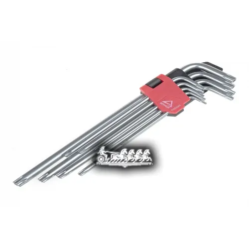 Набор Имбусовых Ключей Torx С Отверстием 9Пр Длинные ARNEZI 