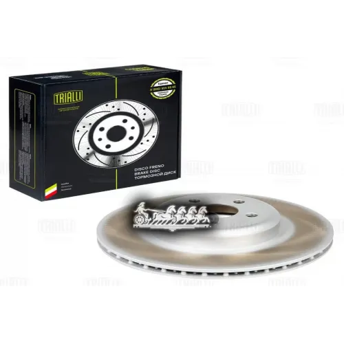 Диск Тормозной Bmw 5(G30)/X3(G01)/X4(G02) Задн. D=345 (Окраш.) Trialli 