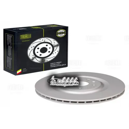 Диск Торм. Для А/М Audi A6 (18-)/A7 (18-)/Q7 (15-)/Q8 (18-) Зад. D=350 (Окраш.) (Df 190428) Trialli 