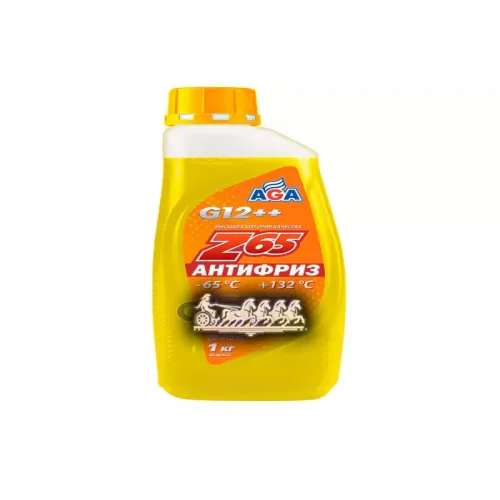 Aga Antifreeze Aga-Z65. Premix Антифриз. Готовый К Применению. Желтый. -65С (1L) AGA 