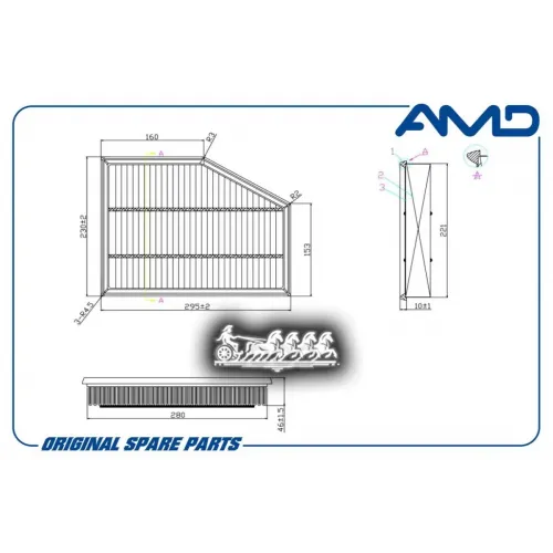 Фильтр Воздушный AMD 