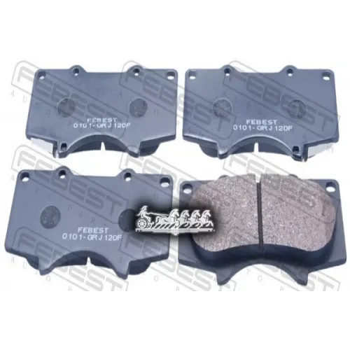 Колодки Тормозные Передние Febest 0101-GRJ120F