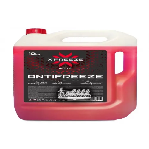 X-Freeze G11 Red Антифриз Готовый Красный (10L) X-FREEZE 