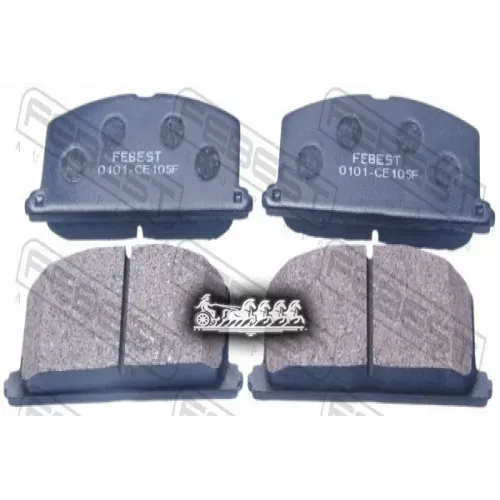 Колодки Тормозные Передние Febest 0101-CE105F