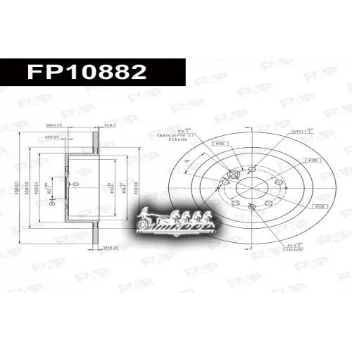 Диск Тормозной Chery Tiggo FAP 