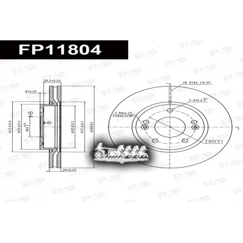 Диск Тормозной Hyundai/Kia Ceed FAP 