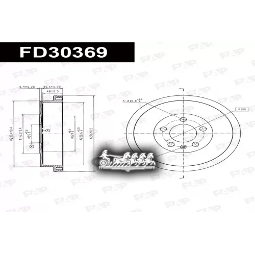 Барабан Тормозной Vag Rapid 12- FAP 