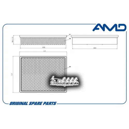 Фильтр Воздушный Gm Tahoe/Escalade 14- AMD 