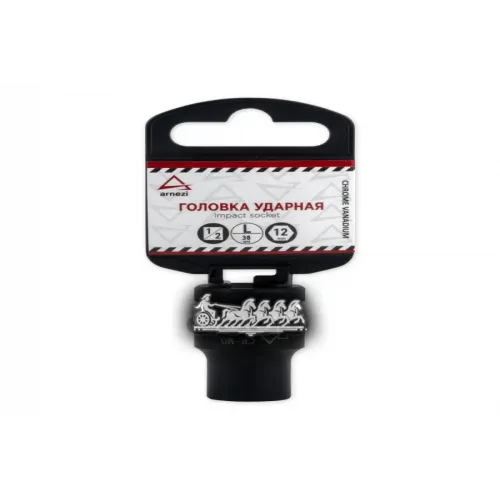 Головка Ударная 1/2Dr 6-Гр. 12 Мм Cr-Mo На Холдере ARNEZI 