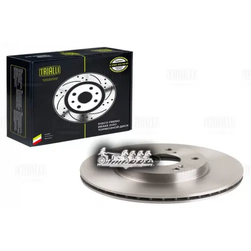 Диск Тормозной Honda Civic 01-06/Cr-V 2.0 02-06/Stream 15 01- Передний Вент. Trialli DF 230105
