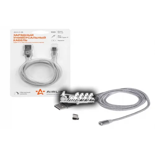 Зарядный Кабель Type-C С Магнитным Коннектором AIRLINE 