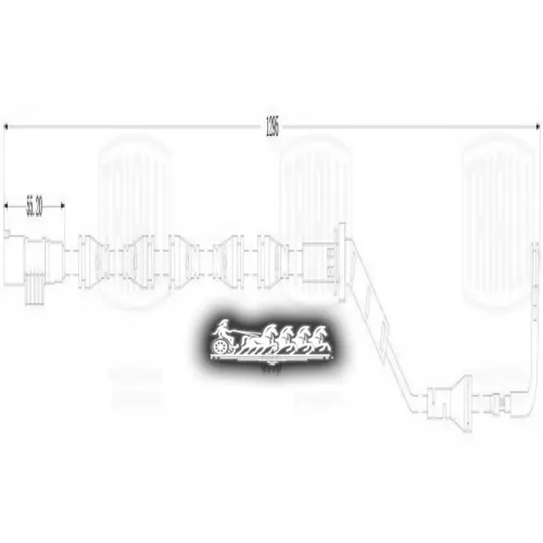 Датчик Износа Колодок Land Rover Range Rover Iv 12- Перед. 1305Мм Trialli PFS 0122