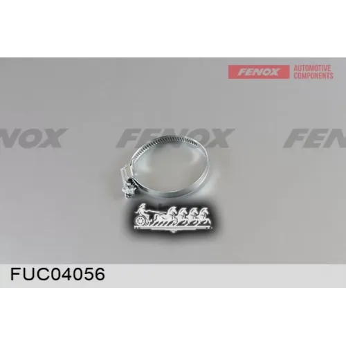Хомут Червячный 40-56-Х, Ширина 9Мм FENOX 