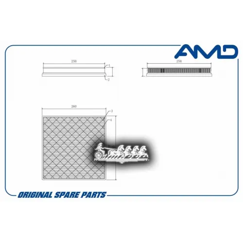 Фильтр Воздушный AMD 