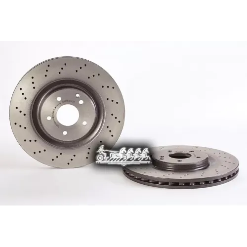 Диск Тормозной Mb W203/C209 02- 3.0-6.2 Перед.вент. D=345 Brembo 