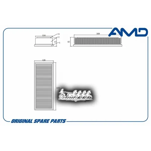 Фильтр Воздушный AMD 