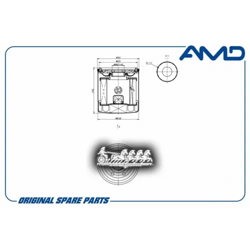 Фильтр Масляный Kia Spectra Иж AMD 