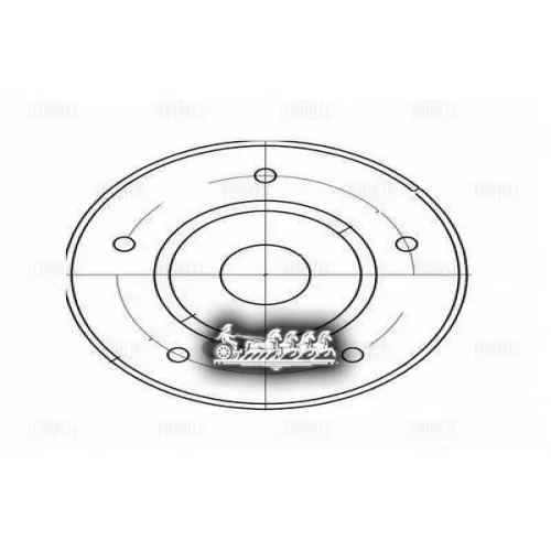 Ролик Ремня Приводного Volvo S70 97- 2.0I/2.3I/2.4 Генератора (Только Ролик) Trialli 