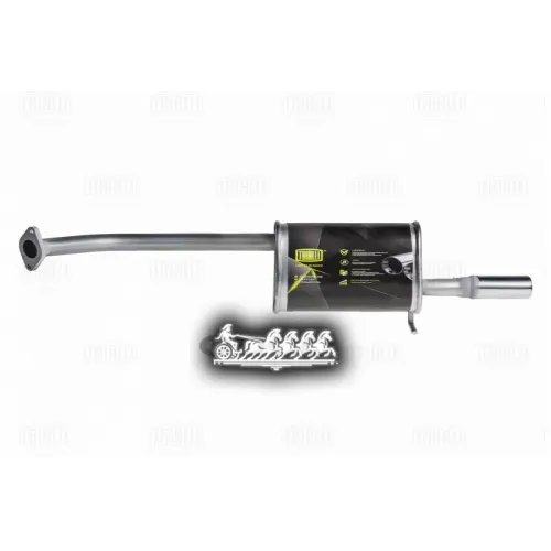 Глушитель Осн. Алюм. Для А/М Lifan Smily (Emm 2705) Trialli 