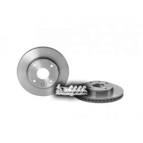 Диск Тормозной Chevrolet Lacetti/Nubira 03- Перед.вент. (Мин. 2 Шт.) Brembo 